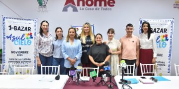 Por Humanismo e Inclusión Ayuntamiento de Ahome se suma al Primer Bazar Azul Cielo.-