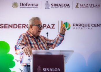 Inaugura el gobernador Rocha Moya el segundo Sendero de Paz para Mazatlán.-