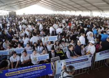 La UAS participa en el encuentro ciudadano con la Presidenta de la República Claudia Sheinbaum Pardo