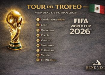 Ciudades de México que visitará el trofeo del Mundial 2026
