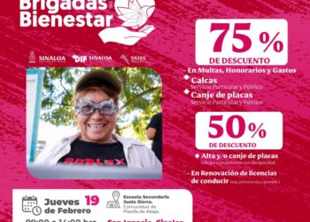 Aprovecha los descuentos en Adeudos Vehiculares en la Brigada del Bienestar del DIF, en San Ignacio.-