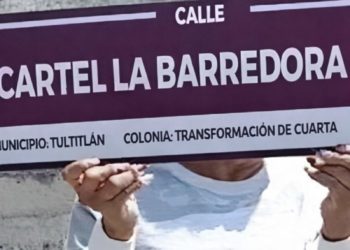 Habitantes de Tultitlán rebautizan colonia en protesta contra la 4T