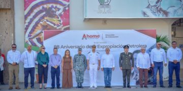 Autoridades y ciudadanos conmemoran el 88 aniversario de la Expropiación Petrolera Mexicana