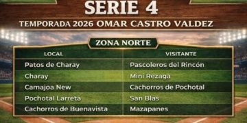 Serie #4 Liga de beisbol de tercera fuerza Toño Castro