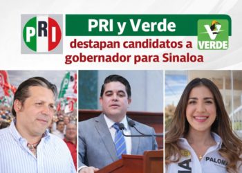 Día de destapes: PRI y Partido Verde perfilan cartas rumbo a la gubernatura de Sinaloa