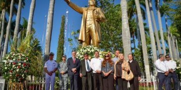 Conmemoran autoridades, ciudadanos y agrupaciones masónicas 220 aniversario del natalicio de Benito Juárez