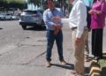 Supervisa Antonio Menéndez puntos de baches en la ciudad e instruye repararlos a la brevedad