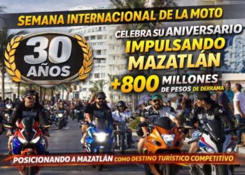Semana Internacional de la Moto impulsa turismo en Mazatlán