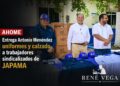 Entrega Antonio Menéndez uniformes y calzado a trabajadores sindicalizados de JAPAMA