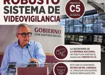 Sinaloa tendrá en 2026 un robusto sistema de videovigilancia
