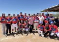 Regidor Omar Castro visita y saluda a los jugadores y afición de la Auténtica liga de béisbol 3ra fuerza Toño Castro