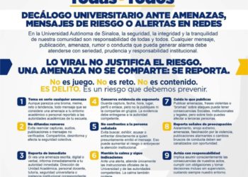 En la UAS nos cuidamos todas y todos