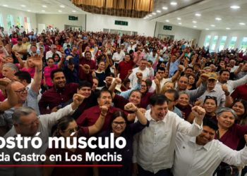 Imelda Castro muestra músculo político en Los Mochis