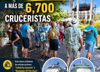 Mazatlán le da la bienvenida a más de 6,700 cruceristas