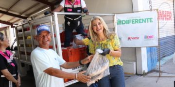 DIF Ahome da continuidad a apoyos alimentarios con entrega de pescado en sus instalaciones