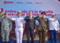 Preside Antonio Menéndez ceremonia cívica del 112 Aniversario del 1er. Combate Aeronaval del Mundo en Topolobampo