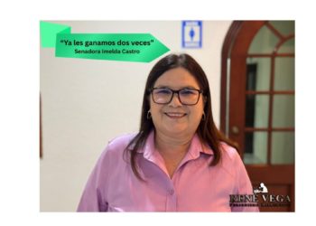 Imelda Castro asegura tener la razón jurídica ante resolución electoral