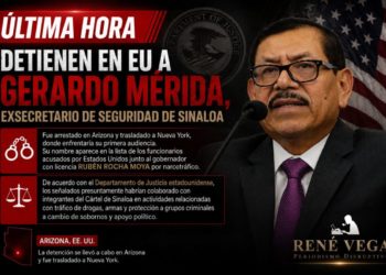 Detienen en EU a Gerardo Mérida, exsecretario de Seguridad de Sinaloa