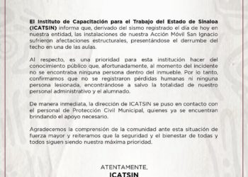 Comunicado oficial de ICATSIN