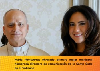 María Montserrat Alvarado primera mujer mexicana nombrada directora de comunicación de la Santa Sede en el Vaticano
