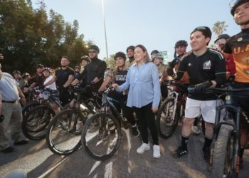 Gobernadora Yeraldine encabeza el banderazo de la rodada estatal por el Día Mundial de la Bicicleta