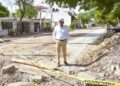 Al 80% el avance de la reparación integral del drenaje de la Calle Daniel Castillo en la Burócrata