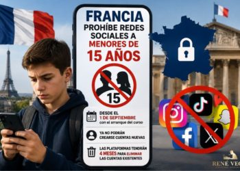 Francia prohíbe redes sociales a menores de 15 años; la medida entrará en vigor el 1 de septiembre