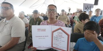 Los Mochis fue sede de la segunda entrega de viviendas del Bienestar