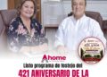 Listo programa de festejo del 421 Aniversario de la Villa de Ahome los días 14, 15 y 16 de agosto