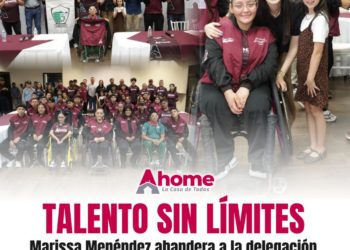 Marissa Menéndez abandera a la delegación de Ahome rumbo al Estatal de la Paralimpiada Nacional Conade 2026