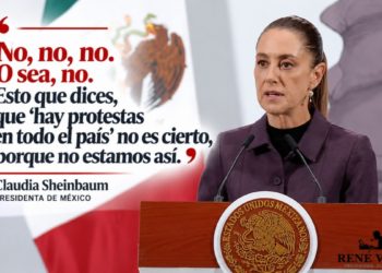Sheinbaum niega protestas generalizadas de médicos por falta de medicamentos, insumos e instrumental.-
