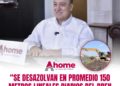 “Se desazolvan en promedio 150 metros lineales diarios del Dren Juárez al sur”: Alcalde Menéndez