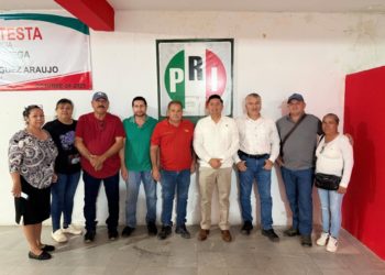 PRI estatal supervisa el trabajo de sus estructuras en Choix