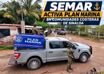 SEMAR activa Plan Marina en apoyo a familias de comunidades costeras de Sinaloa