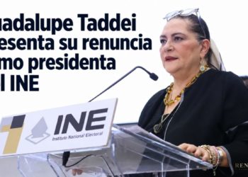 Después de una “profunda reflexión” renuncia Guadalupe Taddei al INE