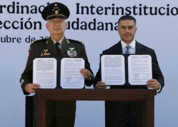 Firman Defensa y SSPC convenio histórico para conectar a la Guardia Nacional con el Centro Nacional de Inteligencia