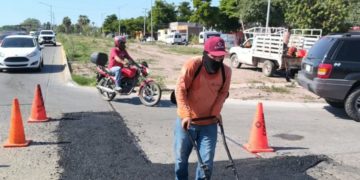 COMUN atiende 110 baches en una jornada y proyecta incrementar trabajos en vialidades de Los Mochis